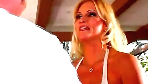 Sexy Young Blonde Sweetie Gets A Huge Cock Shoved In Her Mouth, Ass, And Pussy